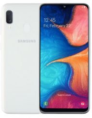 Smartphone, Samsung GALAXY A20e, DualSIM, 5.8'', Arm Octa (1.6G), 3GB RAM, 32GB Storage, Android, White (SM-A202FZWDBGL)