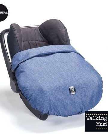 Walking Mum Покривало за крачета за столче за кола, Denim
