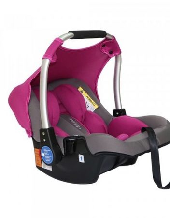 BEBINO Стол за кола-кошница 0-13 кг. BEBE PLUS FUSHIA+GREY