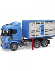 BRUDER Камион за транспортиране на едър рогат добитък SCANIA 03549