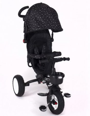 KIKKA BOO Триколка със сенник и въртяща се седалка DOTTY BLACK 31006020049