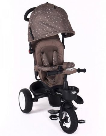 KIKKA BOO Триколка със сенник и въртяща се седалка DOTTY BROWN 31006020050