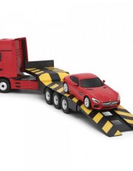 RASTAR Комплект автовоз и кола MERCEDES-BENZ ACTROS/ MERCEDES AMG GT 1:26/1:24 74920