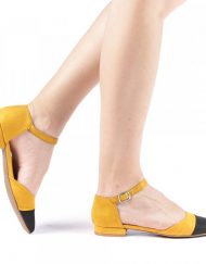 Дамски обувки Siana жълти