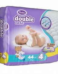 VIOLETA Бебешки пелени + мокри кърпички размер 4 7-18 кг. 44 бр. DOUBLE CARE 77714