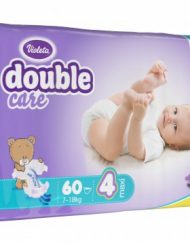 VIOLETA Бебешки пелени + мокри кърпички размер 4 7-18 кг. 60 бр. DOUBLE CARE 77715