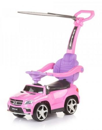 CHIPOLINO Ride-on с дръжка и сенник MERCEDES BENZ GL63 AMG РОЗОВ ROCAMGC184PI