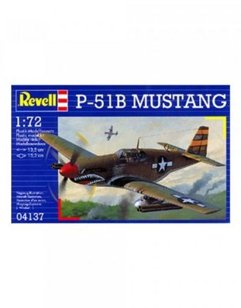 REVELL Сглобяем модел - военен самолет P-51B МУСТАНГ R04182