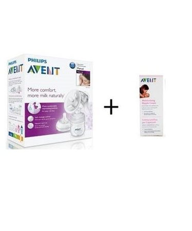 AVENT SCF330/20 Ръчна помпа за кърма COMFORT + /подарък/ крем за зърна 30 мл.