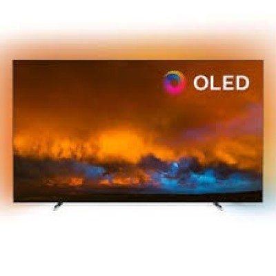 TV LED, Philips 55'', 55OLED804/12, OLED, Smart, Android TV 3-sided Ambilight, 5000PPI, HDR 10+, WiFi, UHD 4K