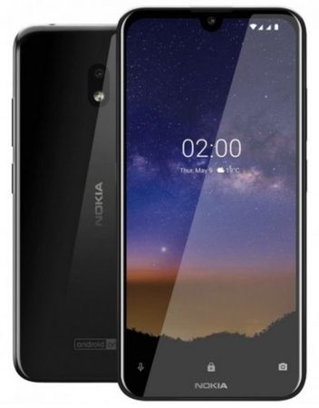 Smartphone, NOKIA 2.2, Dual SIM, 5.71'', Arm Quad (2.0G), 2GB RAM, 16GB Storage, Android, Black (HQ5020DF46000)
