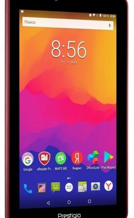 Tablet, PRESTIGIO Wize 3437 4G /7''/ Arm Quad (1.3G)/ 1GB RAM/ 8GB Storage/ Android/ Marsala (PMT3437_4G_C_WN_BG)