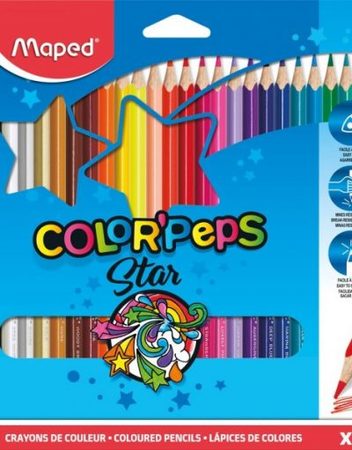 Арго Maped Цветни моливи Color'Peps 24 цвята 9183224