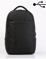 Backpack, Kingsons Smart 15.6“, Charged Series, Black (K9007W)