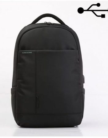 Backpack, Kingsons Smart 15.6“, Charged Series, Black (K9007W)