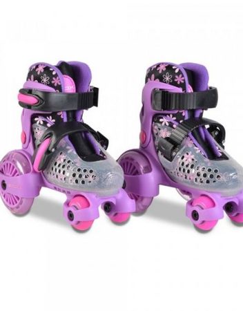 BYOX Кънки с PVC колелца LITTLE BEETLE VIOLET GIRL