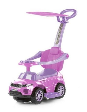 CHIPOLINO Ride-on с дръжка и сенник РР МАКС РОЗОВ ROCRR0184PI