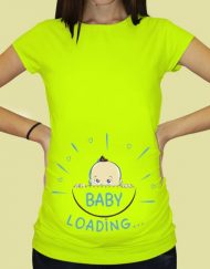 Дамска тениска с щампа за бременни - 50