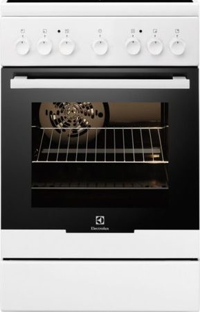 Готварски печки, Electrolux EKC51350OW, Енергиен клас: А, стъклокерамичен плот