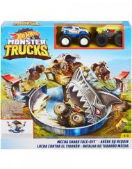 HOT WHEELS MONSTER TRUCKS LINE Игрален комплект "СПАСИ СЕ ОТ АКУЛАТА" FYK14