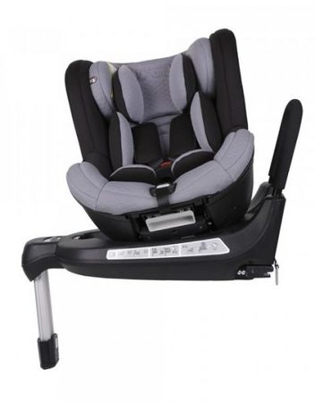 MOUNTAIN BUGGY Стол за кола 0-18 кг. SAFE ROTATE ISOFIX 360° СИВО+ЧЕРНО 0246