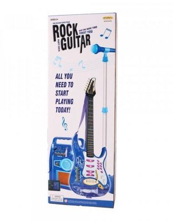 OCIE Комплект електрическа китара, микрофон на стойка и усилвател GUITAR OTE0622937/HK-8010D
