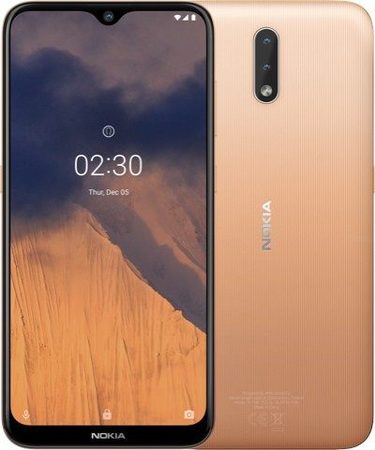 Smartphone, NOKIA 2.3 TA-1206, Dual Sim, 6.2'', Arm Quad (2.0G), 2GB RAM, 32GB Storage, Android 9, Sand (719901096851)