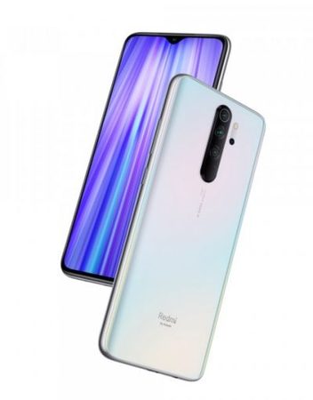 Smartphone, Xiaomi Redmi Note 8 Pro, DS, 6.53'', Arm Octa (2.05G), 6GB RAM, 128GB Storage, Android 9, White (MZB8341EU)