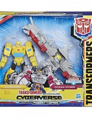 TRANSFORMERS Фигурка CYBERVERSE SPARK ARMOR BUMBLEBEE E4329