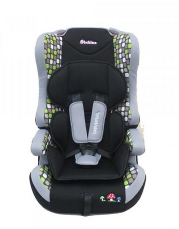 BEBINO Стол за кола 9-36 кг. UNIVERSAL BLACK/GREY+GREEN