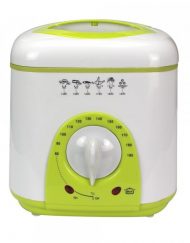 Фритюрник мини SAPIR SP 1980 BC, 950W, 1 литър, Бял/Зелен
