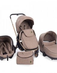 KIKKABOO Комбинирана количка 3в1 VICENZA BEIGE 31001010067