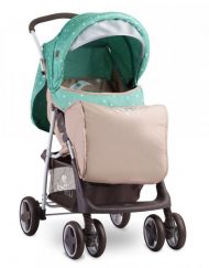 LORELLI CLASSIC Лятна количка с покривало TERRA GREEN&BEIGE MOON BEAR 1002096/1932A