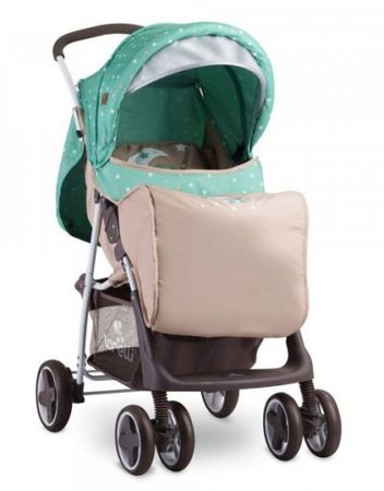 LORELLI CLASSIC Лятна количка с покривало TERRA GREEN&BEIGE MOON BEAR 1002096/1932A