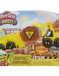 PLAY-DOH Игрален комплект "WHEELS" Екскаватор и товарач Е4294