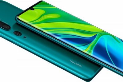 Smartphone, Xiaomi Mi Note 10 Pro, DS, 6.47'', Arm Octa (2.2G), 8GB RAM, 256GB Storage, Android, Aurora Green (MZB8612EU)