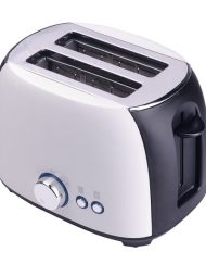 Тостер за хляб  ZEPHYR ZP 1440 X, 800W, 2 филийки, 7 степни, Таймер,  Тавичка за трохи Бял/черен