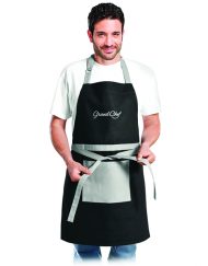 Готварска престилка Tescoma GrandChef, Памук, Черна