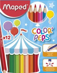 Арго Maped Color'Peps MAXI Цветни моливи 12 цвята 9834010