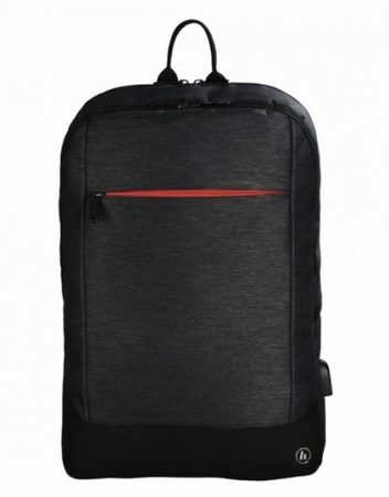 Backpack, HAMA Manchester 15.6'', с изведен USB порт, Черен (101825)