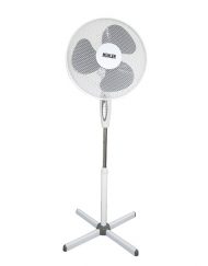 Вентилатор на стойка MUHLER FM-5010, 40 cm, 45 W, 3 степени, Бял/Сив