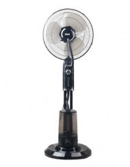 Вентилатор с вoдна мъгла MUHLER MF-1677, 40 cm, 75W, 3.2 литра, 3 степени, Настройка на мъглата, Черен