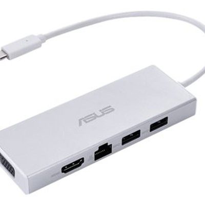 Docking Station, ASUS OS200 USB-C DONGLE, White (90XB067N-BDS000)