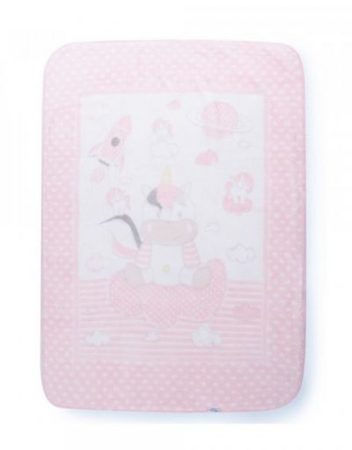 KIKKABOO Много меко зимно одеяло 80/110 см. UNICORN PINK 31103020055