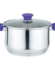 Тенджера MUHLER MR-4676, 26х14 cm, 7 l, лилав