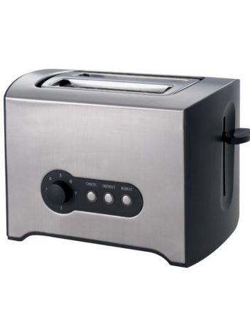 Тостер за хляб ZEPHYR ZP 1440 Y, 900W, 2 филийки, 7 степени, Таймер, Тавичка за трохи, Сребрист/черен