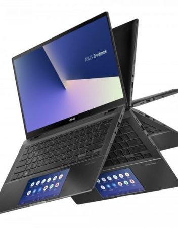 ASUS ZenBook Flip 14 /14''/ Touch/ Intel i5-10210U (4.2G)/ 8GB RAM/ 512GB SSD/ ext. VC/ Win10 + подарък (90NB0NY1-M01940)