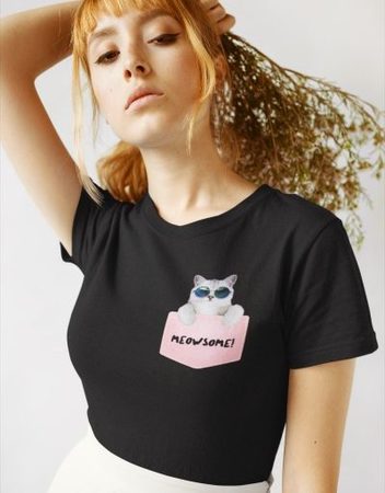 Дамска тениска - MeowSome!