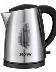 Електрическа кана ZEPHYR ZP 1230 SA, 1 l, 2200W, Инокс/черен