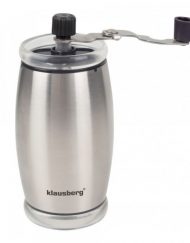Механична мелничка за кафе Klausberg KB 7249, Регулиране на големина, Инокс